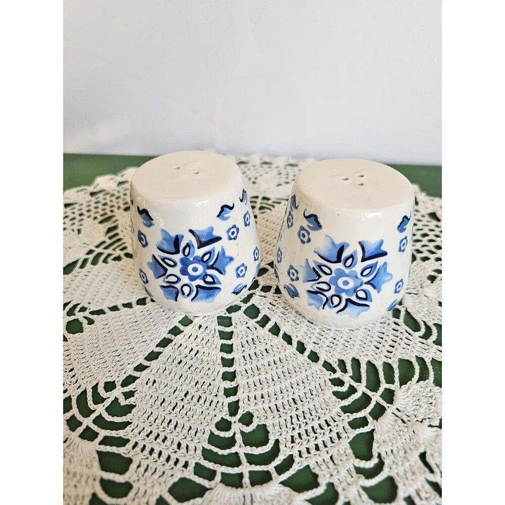Target Opalhouse Blue And White Floral Salt And Pepper Shakers French Country